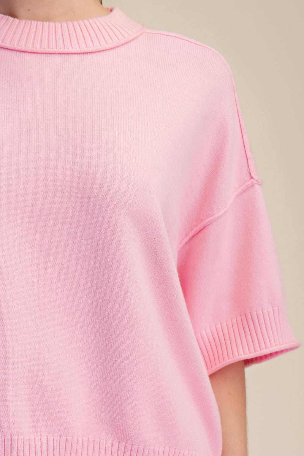 Glam Everyday Elbow-Sleeve Sweater