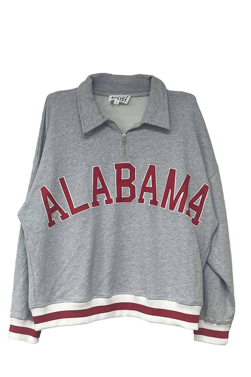 Bucketlist 'ALABAMA' Embroidered Letter Pullover Top