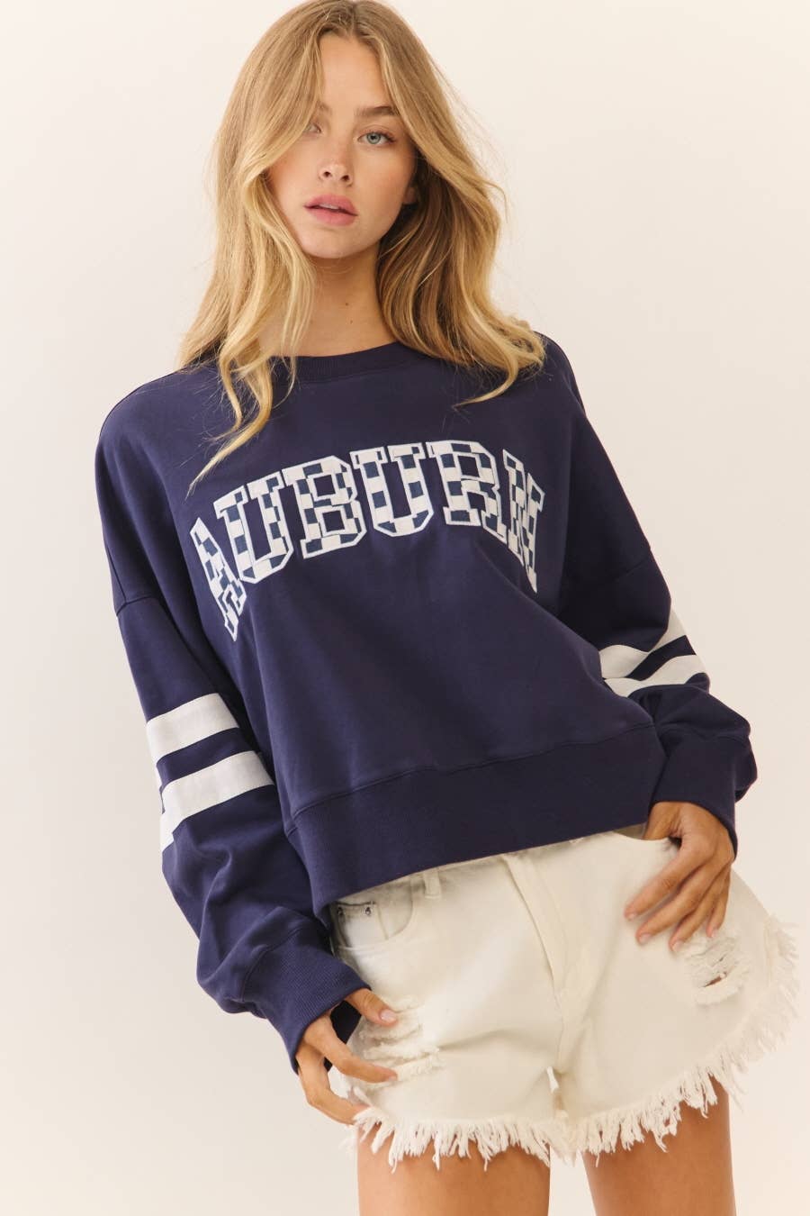 Oddi Game Day Embroidered Pullover Sweater
