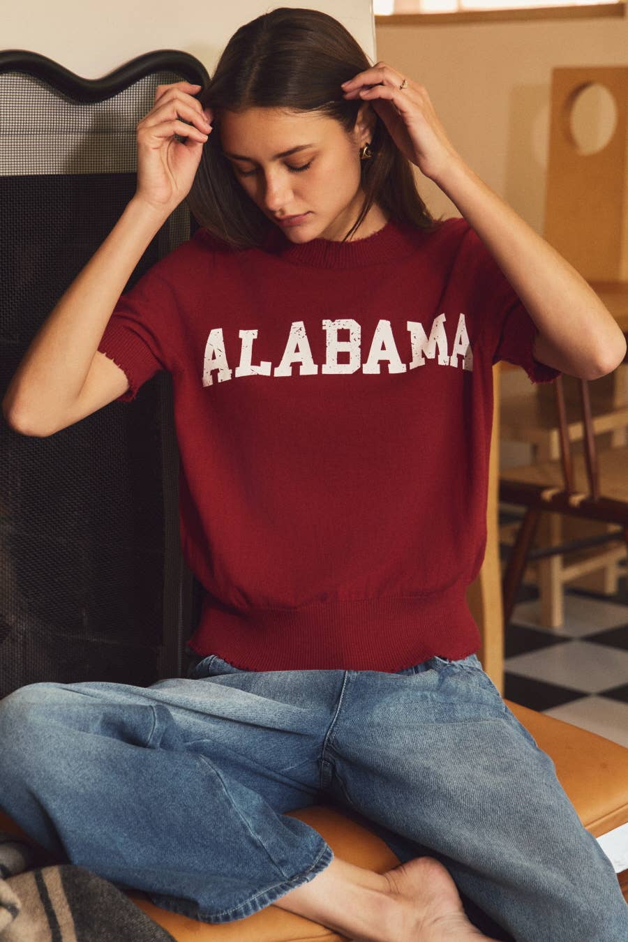 Oddi Game Day Sweater Knit Top