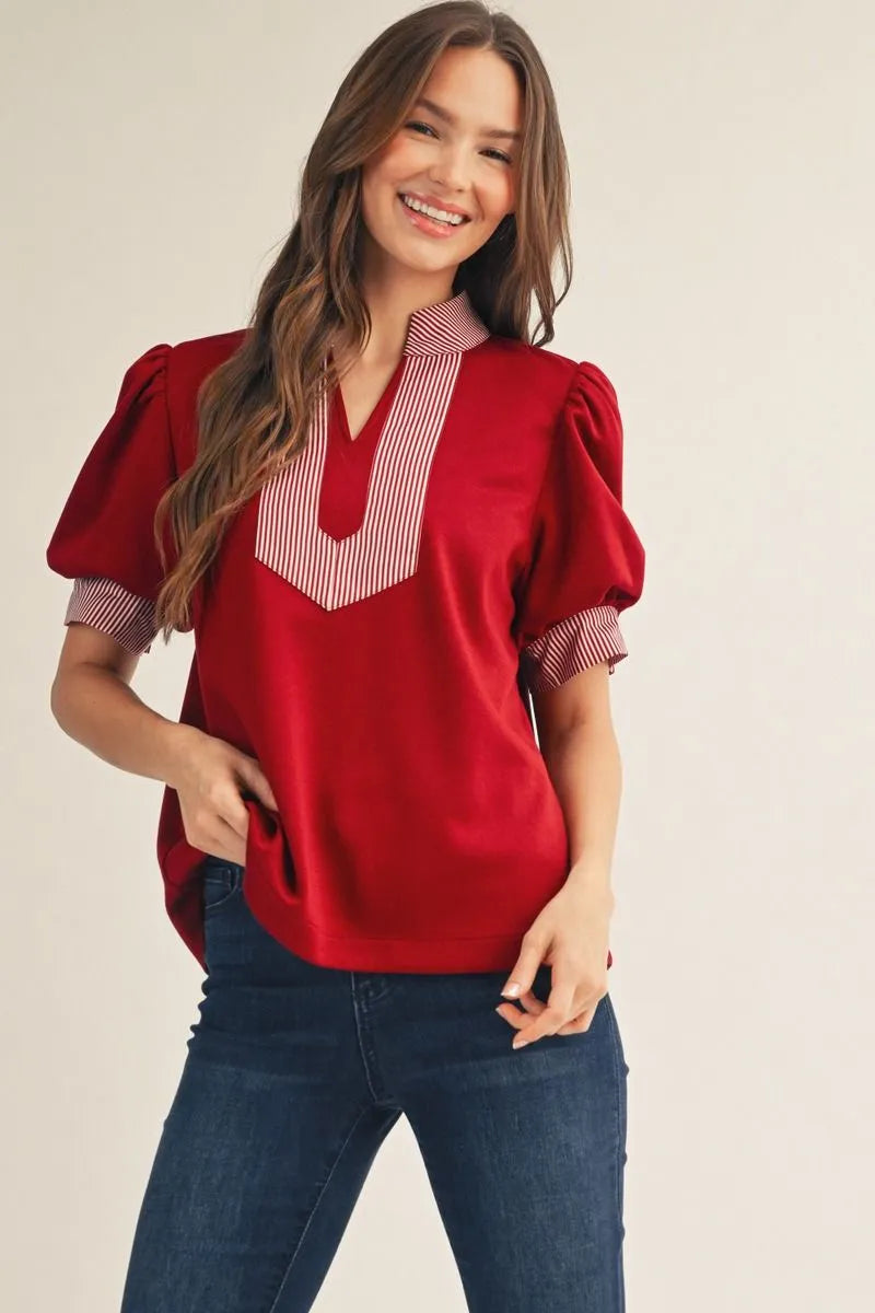 Short Sleeve Blouse