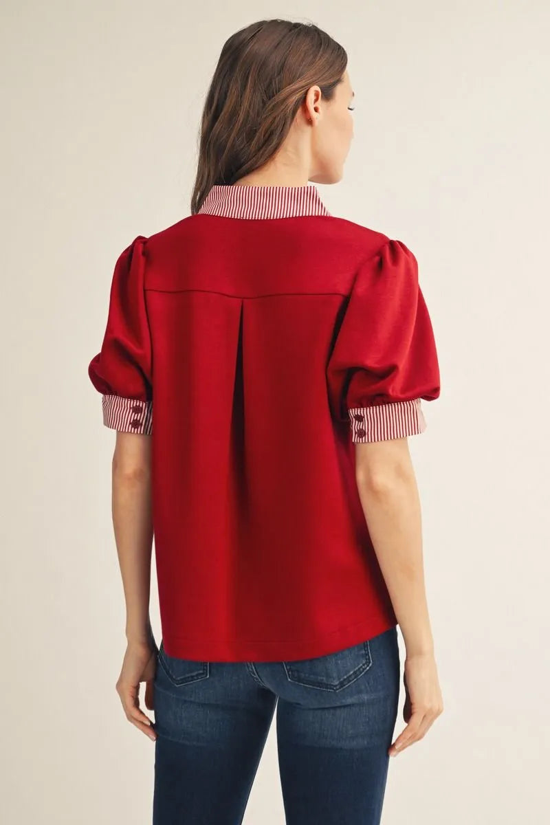 Short Sleeve Blouse