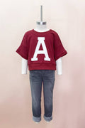 Oddi Kids Game Day Oversized Sweatshirt — Crew Neck