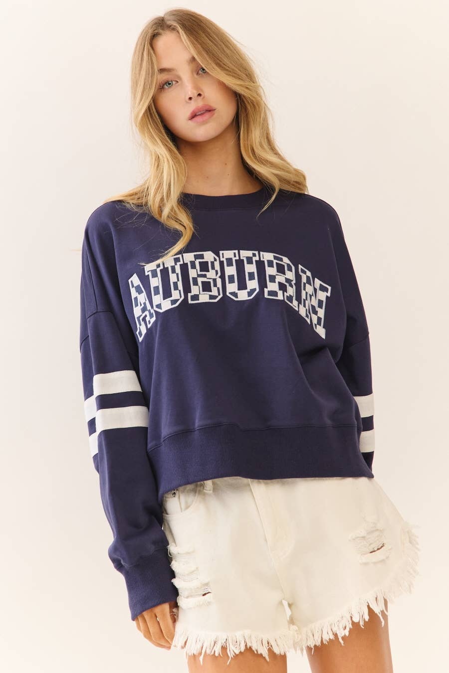 Oddi Game Day Embroidered Pullover Sweater
