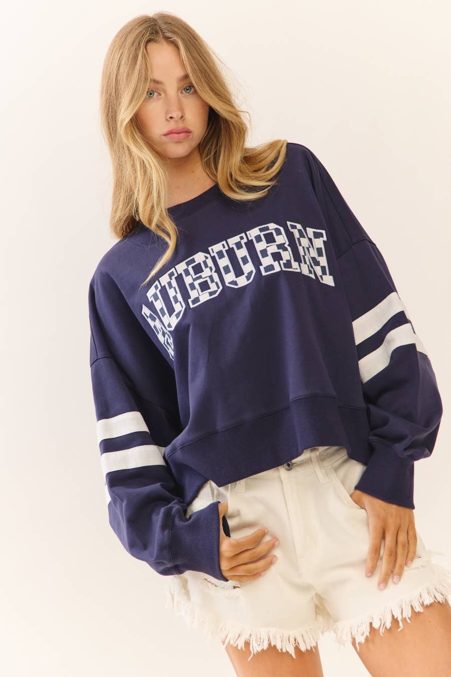 Oddi Game Day Embroidered Pullover Sweater