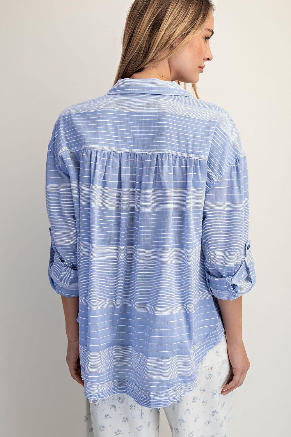 Soft Striped Cotton Shirt