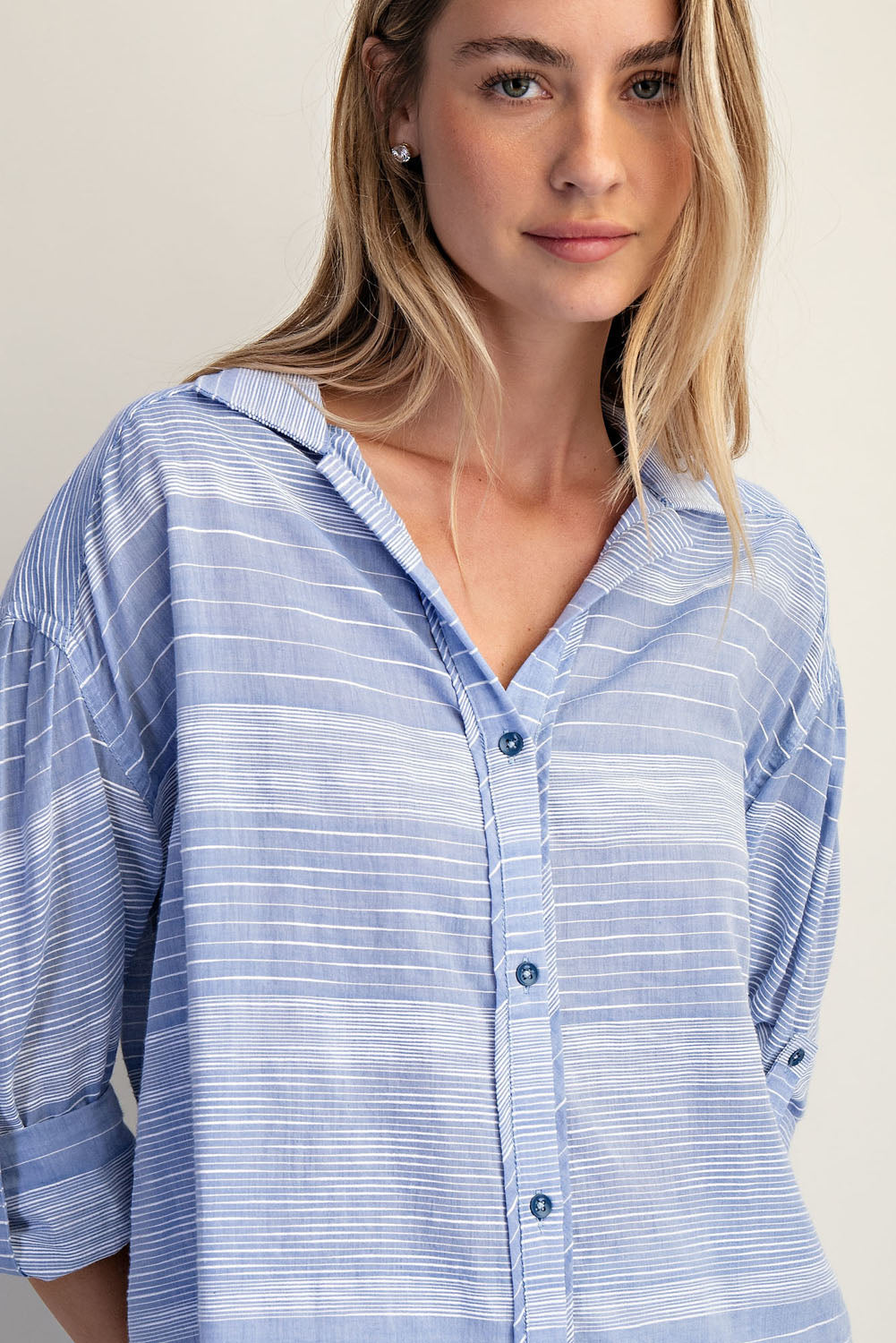 Soft Striped Cotton Shirt