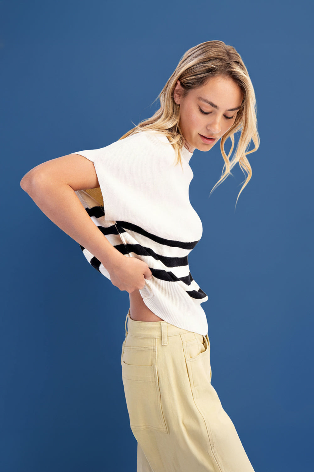Oversized Short Sleeve Sweater