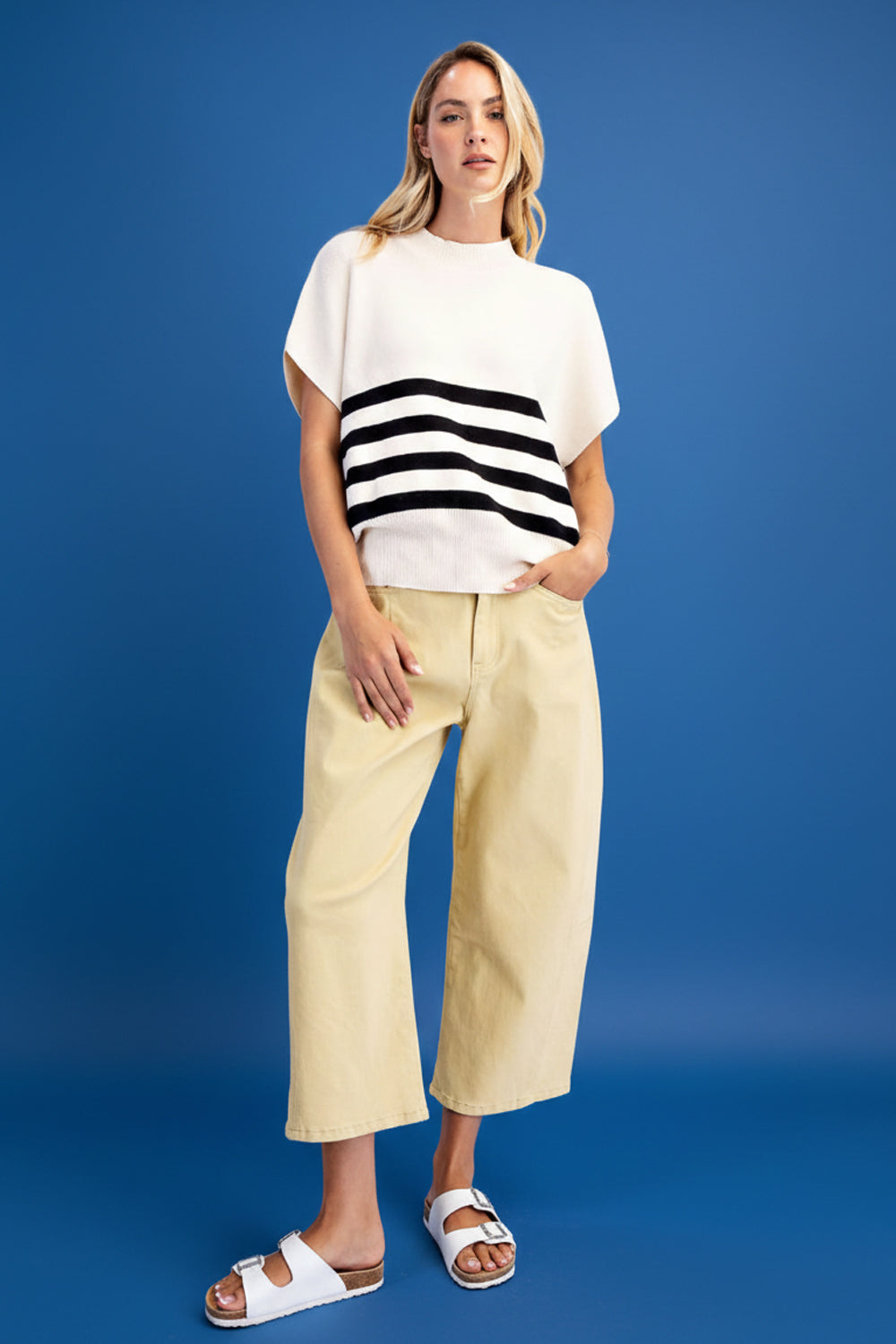 Oversized Short Sleeve Sweater