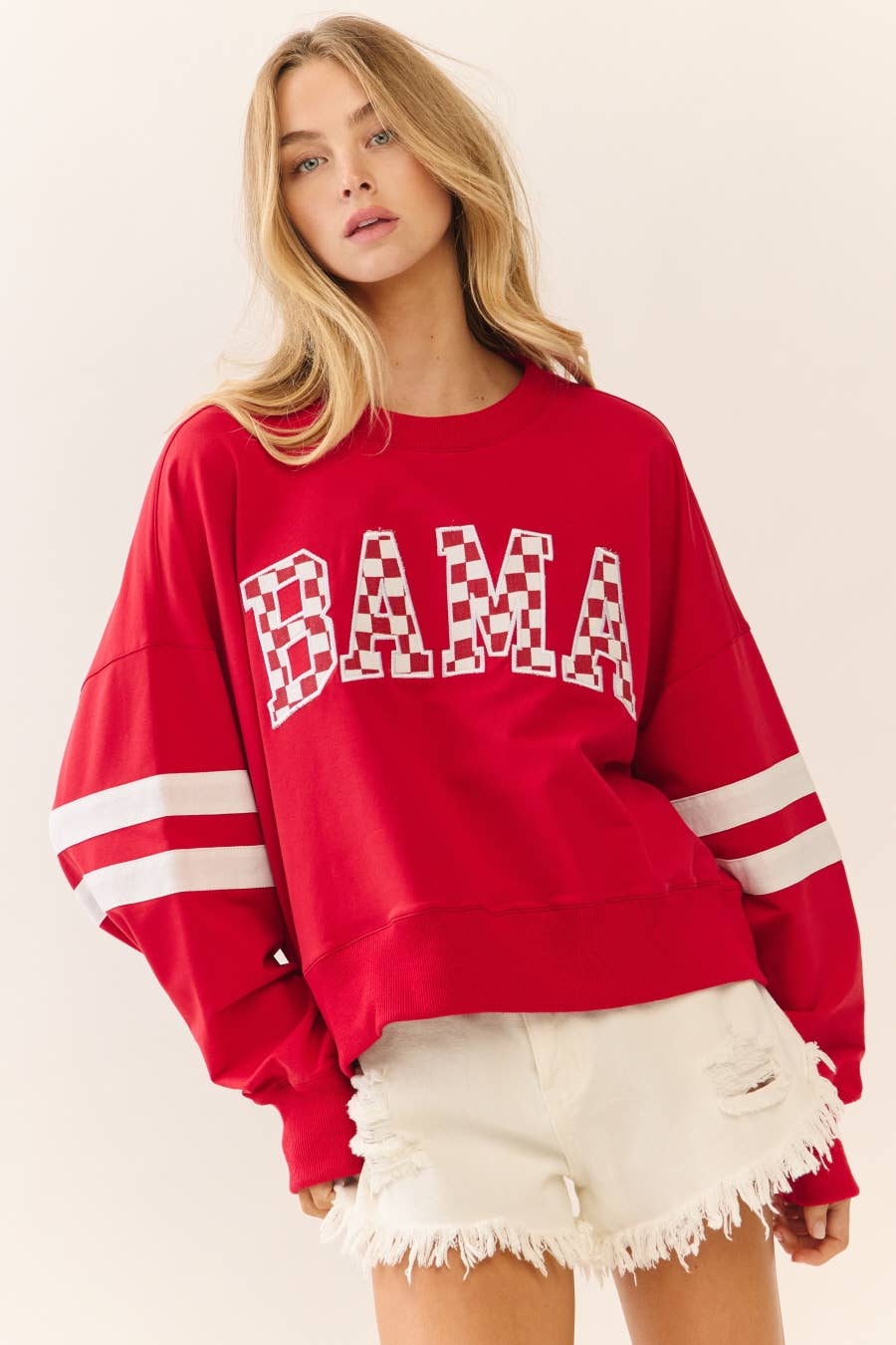 Oddi Game Day Embroidered Pullover Sweater