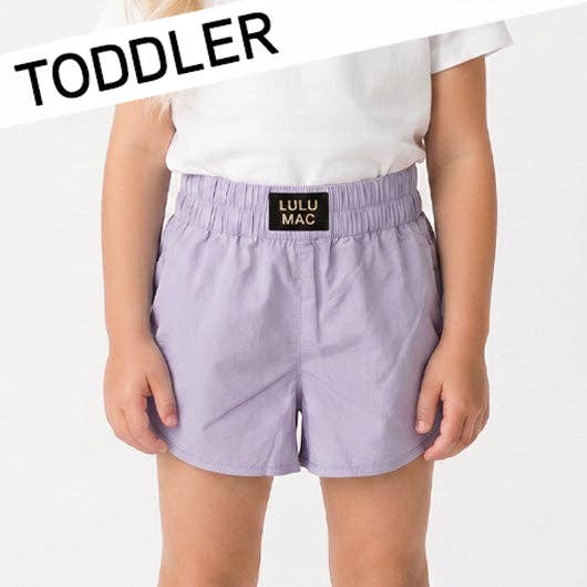 LULU MAC LAVENDER TODDLER SHORT