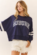 Oddi Game Day Embroidered Pullover Sweater